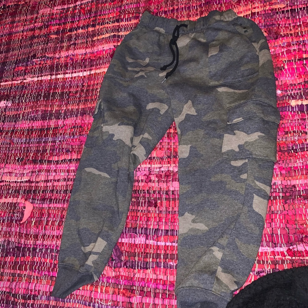 Camo joggers!
